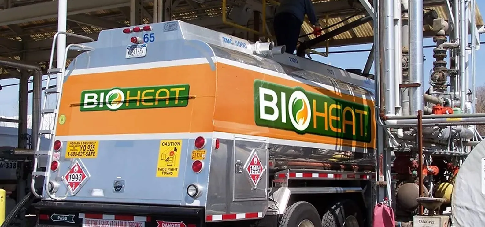 Truck carrying BioHeat® fuel