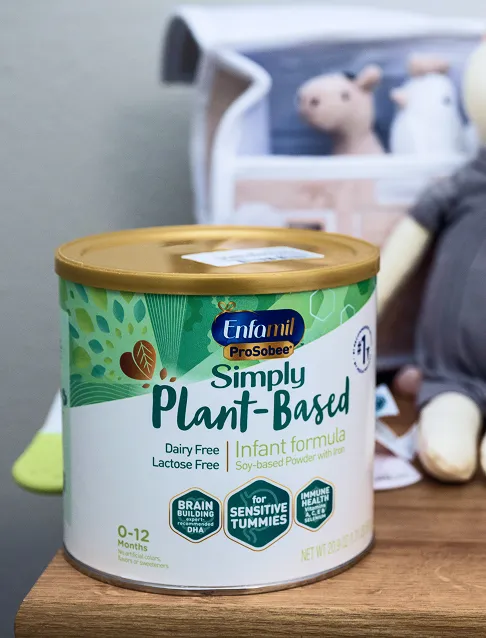 Container of plant-based product